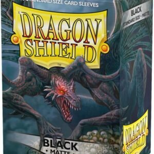 Dragon Shield Matte Black Sleeves 100ct